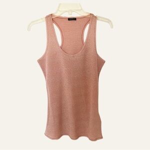 Glittery Pink Sleeveless Top